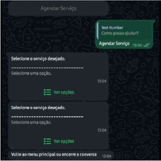 Fluxo de agendamento
